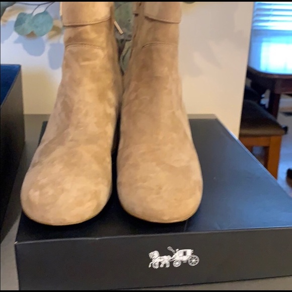 COACH Tania Booties- worn once!! - Picture 2 of 4